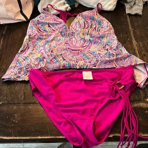 2 piece xl 16/18 tankini & bottoms